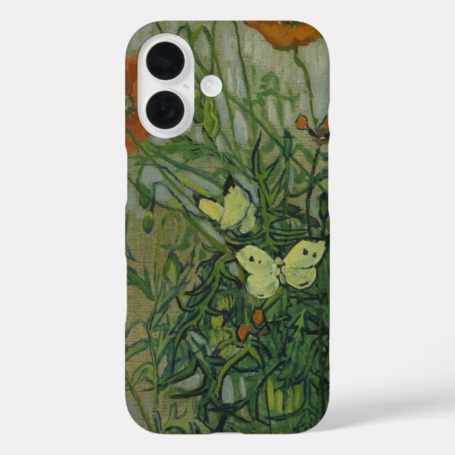 Vincent van Gogh - Butterflies and Poppies Case-Mate iPhone Case (Back)