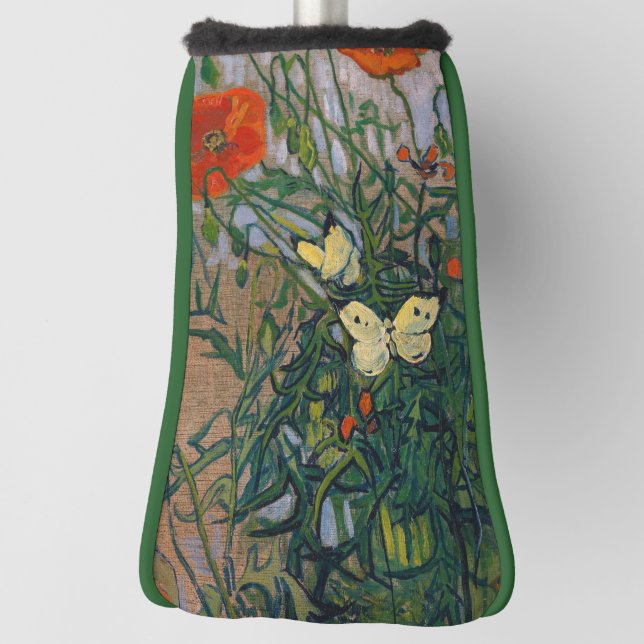 Vincent van Gogh - Butterflies and Poppies Golf Head Cover (Rotate 90)