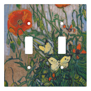 Vincent van Gogh - Butterflies and Poppies Light Switch Cover