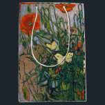 Vincent van Gogh - Butterflies and Poppies Medium Gift Bag<br><div class="desc">Butterflies and Poppies - Vincent van Gogh,  Oil on Canvas,  1890</div>
