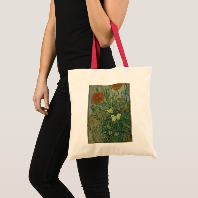 Vincent van Gogh - Butterflies and Poppies Tote Bag (Front (Product))