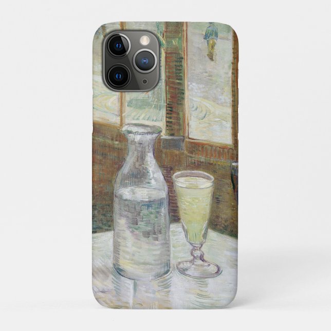 Vincent Van Gogh Cafe Table with Absinthe Case-Mate iPhone Case (Back)