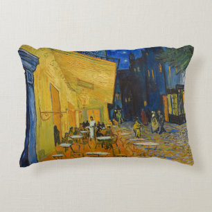 Vincent van Gogh - Cafe Terrace at Night Accent Pillow