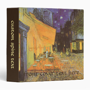 Vincent van Gogh - Cafe Terrace at Night Binder