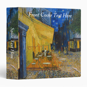 Vincent van Gogh - Cafe Terrace at Night Binder