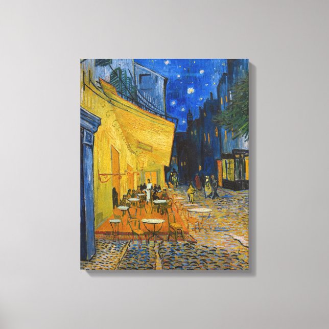 Vincent van Gogh - Cafe Terrace at Night Canvas Print (Front)