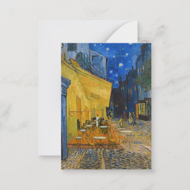 Vincent van Gogh - Cafe Terrace at Night Card (Front)