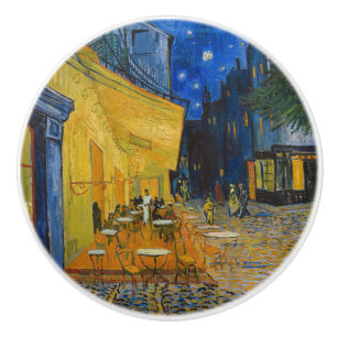 Vincent van Gogh - Cafe Terrace at Night Ceramic Knob