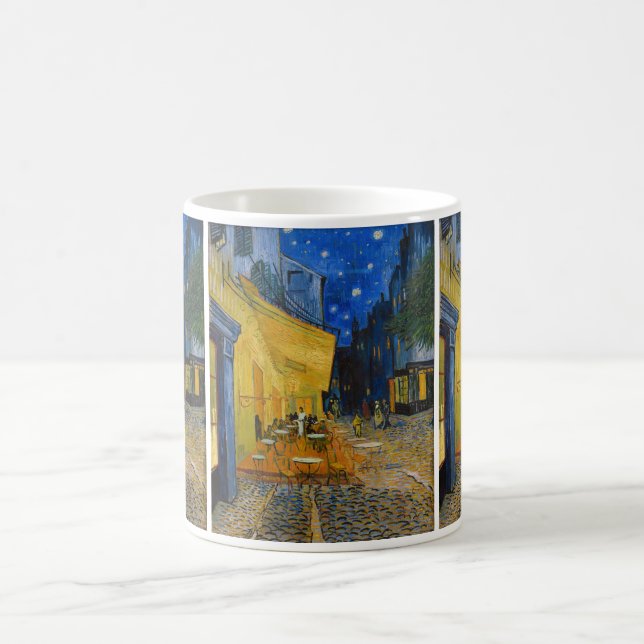 Vincent van Gogh - Cafe Terrace at Night Coffee Mug (Center)