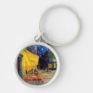 Vincent Van Gogh - Cafe Terrace At Night Fine Art Keychain