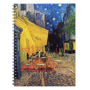 Vincent Van Gogh - Cafe Terrace At Night Fine Art Notebook