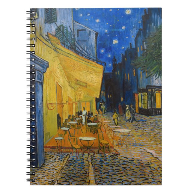 Vincent van Gogh - Cafe Terrace at Night Notebook (Front)