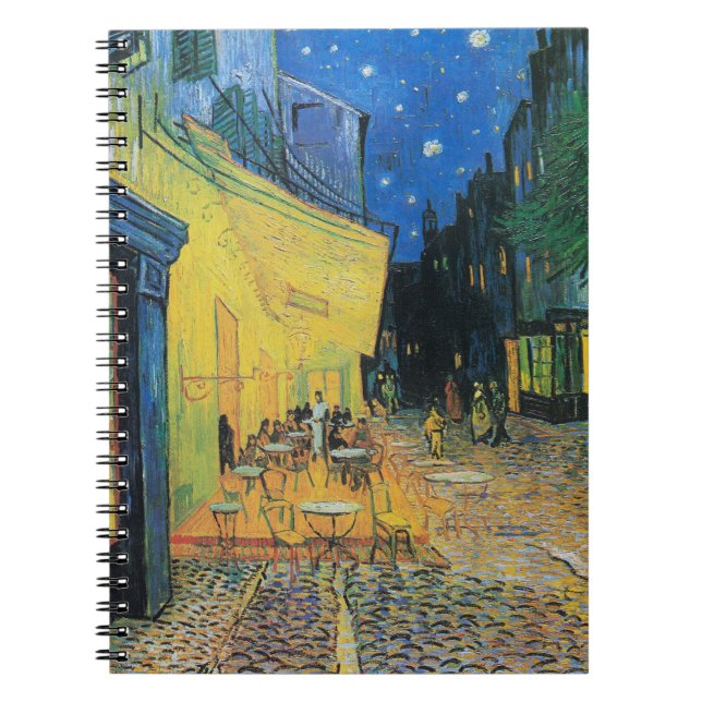 Vincent van Gogh Café Terrace at Night Notebook (Front)