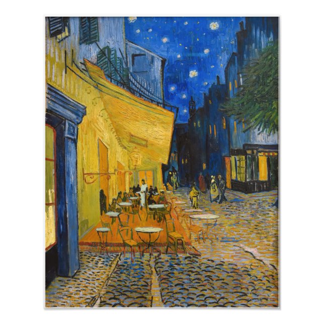 Vincent van Gogh - Cafe Terrace at Night Photo Print (Front)