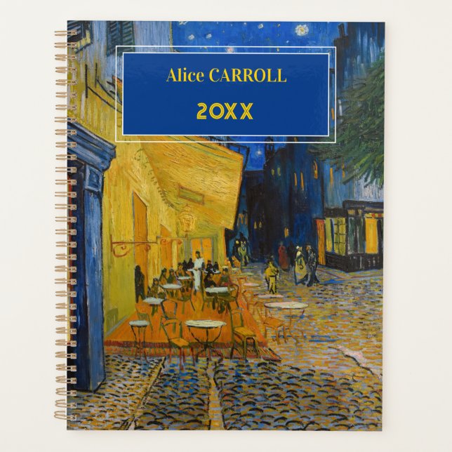Vincent van Gogh - Cafe Terrace at Night Planner (Front)