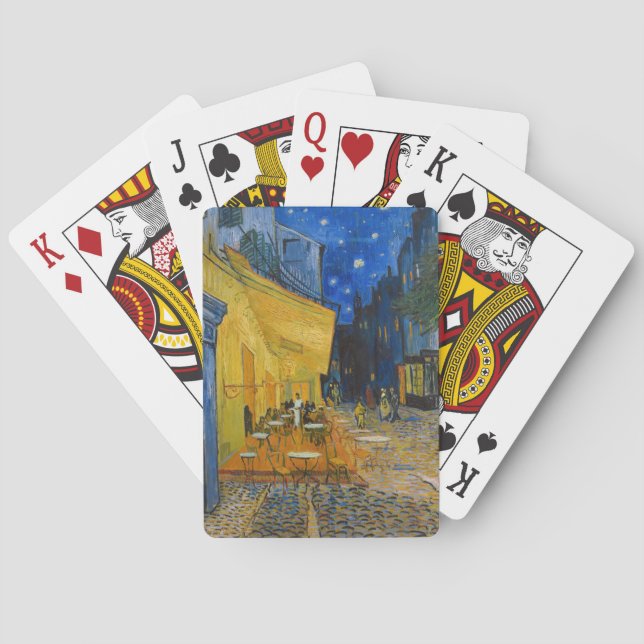 Vincent van Gogh - Cafe Terrace at Night Playing Cards (Back)