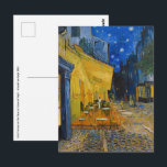 Vincent van Gogh - Cafe Terrace at Night Postcard<br><div class="desc">Cafe Terrace on the Place du Forum at Night - Vincent van Gogh,  1888</div>