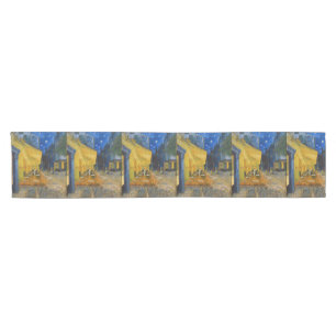 Vincent van Gogh - Cafe Terrace at Night Short Table Runner