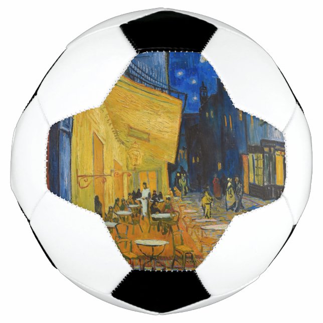 Vincent van Gogh - Cafe Terrace at Night Soccer Ball (Front)