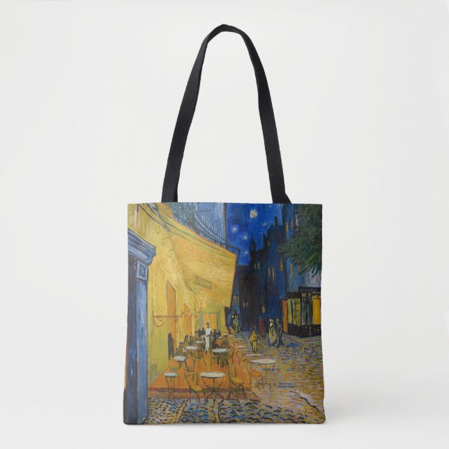 Vincent van Gogh - Cafe Terrace at Night Tote Bag (Front)