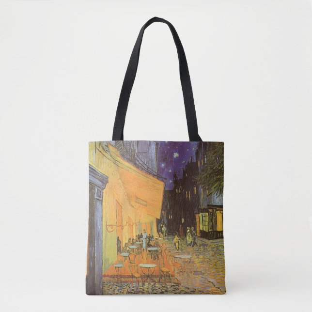 Vincent van Gogh - Cafe Terrace at Night Tote Bag (Front)