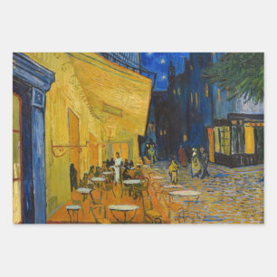 Vincent van Gogh - Cafe Terrace at Night Wrapping Paper Sheet