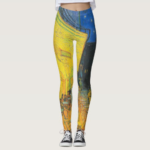 Vincent Van Gogh Cafe Terrace Masterpiece Leggings