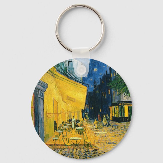 Vincent van Gogh | Cafe Terrace, Place du Forum Keychain (Front)