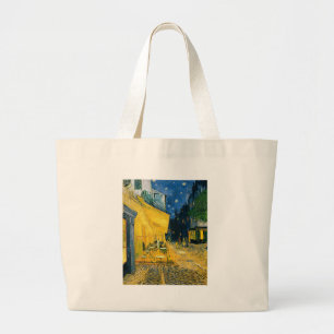 Vincent van Gogh Cafe Terrace, Place du Forum Large Tote Bag