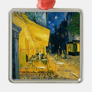 Vincent van Gogh Cafe Terrace, Place du Forum Metal Ornament