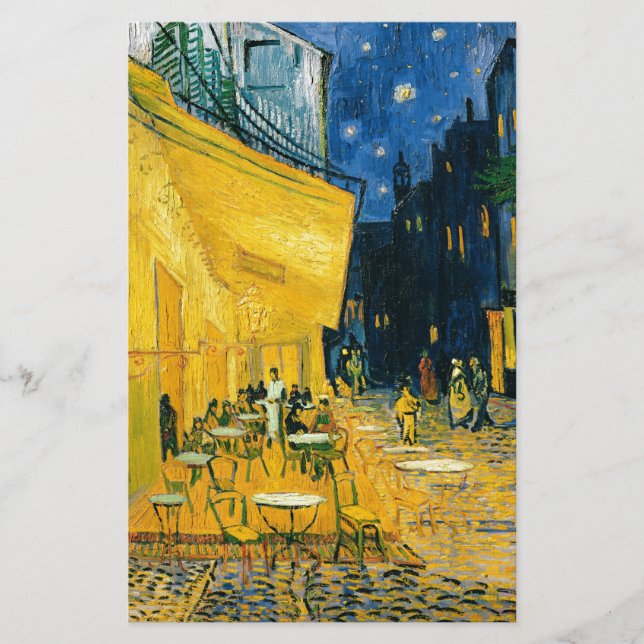 Vincent van Gogh | Cafe Terrace, Place du Forum Stationery (Front)