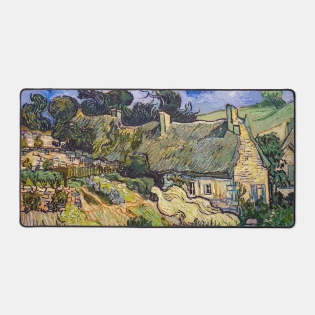 Vincent Van Gogh - Chalets de chaume à Cordeville (Recto)