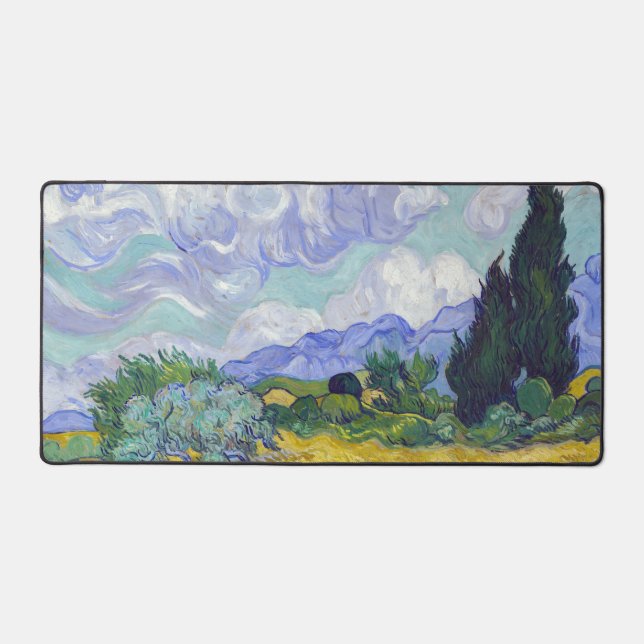 Vincent Van Gogh - Champ de blé avec cyprès (Recto)