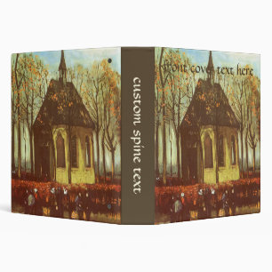Vincent van Gogh - Chapel at Nuenen, Churchgoers Binder