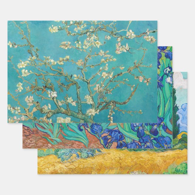 Vincent van Gogh Collection, Decoupage Wrapping Paper Sheet (Set)