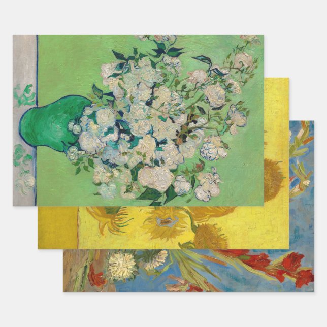 Vincent van Gogh Collection, Decoupage Wrapping Paper Sheet (Set)