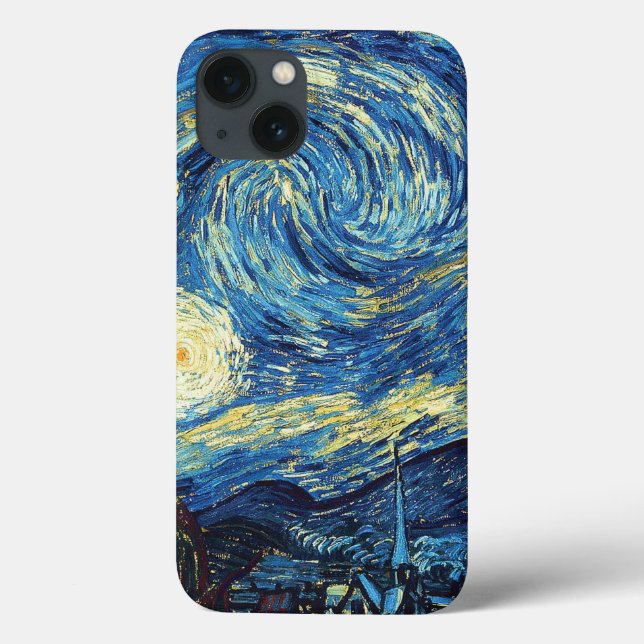 Vincent van Gogh coque iphone "Starry Night" (Verso)