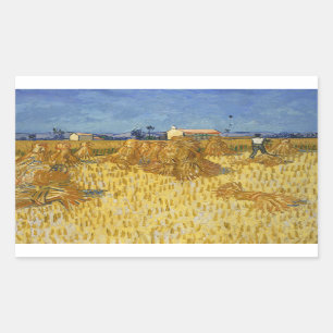 Vincent van Gogh - Corn Harvest in Provence Sticker