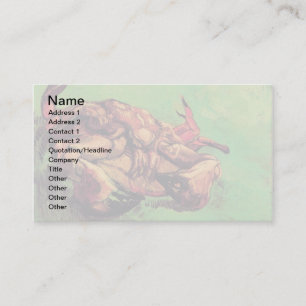 Vincent Van Gogh - Crab On Its Back Fine Art Business Card