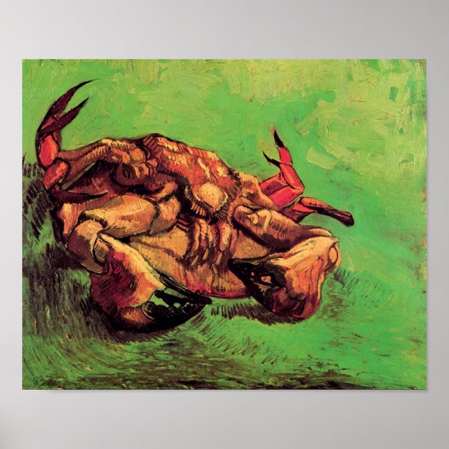 Vincent Van Gogh - Crab On Its Back Fine Art Poster (Front)