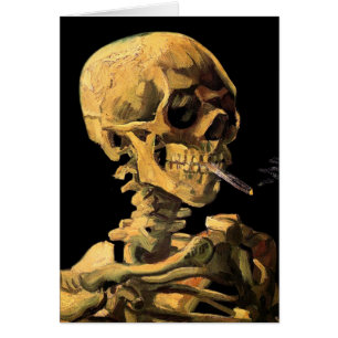 Vincent Van Gogh - Crâne avec cigarette brûlante