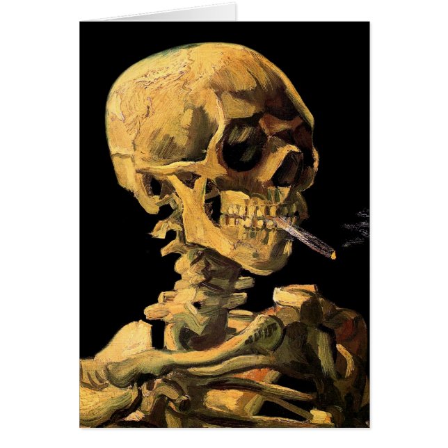 Vincent Van Gogh - Crâne avec cigarette brûlante (Devant)