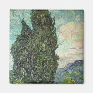 Vincent van Gogh   Cypresses, 1889 Magnet