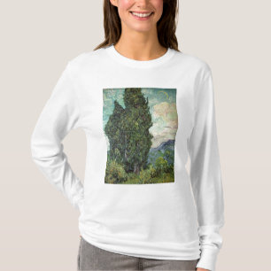 Vincent van Gogh Cypresses, 1889 T-Shirt