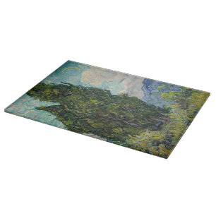 Vincent van Gogh - Cypresses Cutting Board