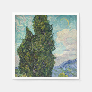 Vincent van Gogh - Cypresses Napkin
