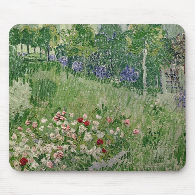 Vincent van Gogh | Daubigny's garden, 1890 Mouse Pad (Front)