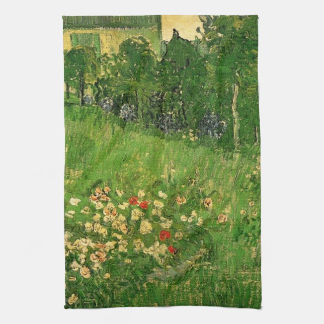 Vincent van Gogh - Daubigny's Garden Kitchen Towel (Vertical)
