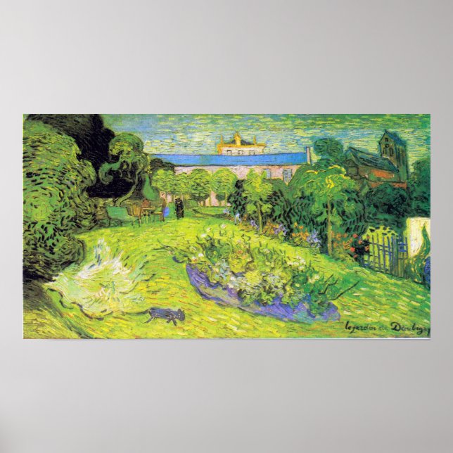 Vincent van Gogh Daubigny's Garden Poster (Front)