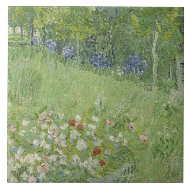 Vincent van Gogh - Daubigny's Garden Tile (Front)